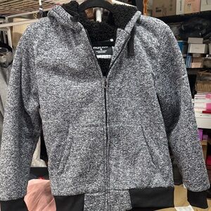 Nautica Men's Heathered Gray Hoodie Jacket